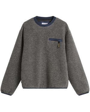 thisisneverthat X Gore-Tex Windstopper Wool Fleece Crew - Gray