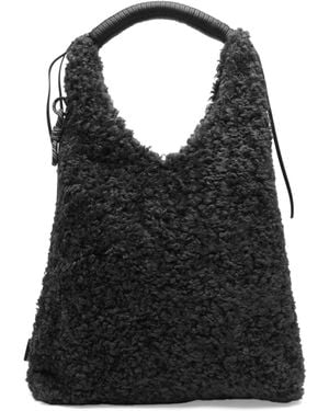 F/CE Wrapping Handle Tote Bag - Black