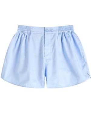 Hay Outline Pyjama Shorts - Blue