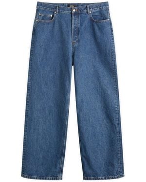 A.P.C. Aaron Wide Denim Jeans - Blue