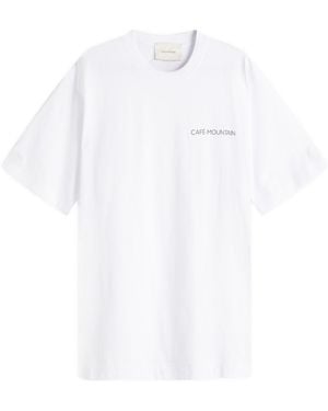 Cafe Mountain Clubhouse T-Shirt - White
