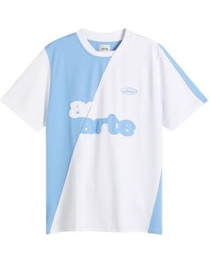 Arte' Football T-Shirt - Blue