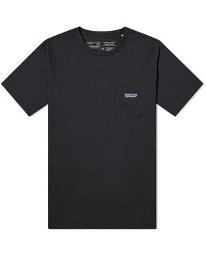 Patagonia Regenerative Cotton Pocket T-Shirt - Black