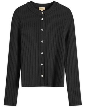 DONNI. Sweater Rib Cardigan - Black