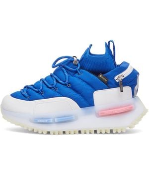Moncler X Adidas Nmd High-top Woven Sneakers - Blue