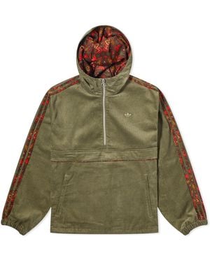 adidas Corduroy Hoodie Strata - Green