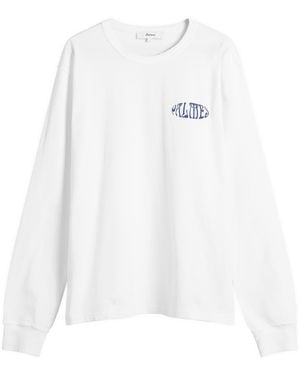 Palmes Angels Long Sleeve T-Shirt - White
