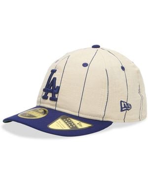KTZ La Dodgers Linen 59Fifty Cap - Blue