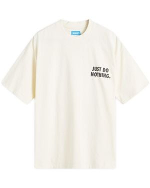 Market Just Do Nothing Fall T-Shirt - White
