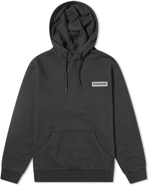 Napapijri Patch Logo Hoodie - Black