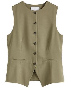 Samsøe & Samsøe Saruma Tailored Vest - Green