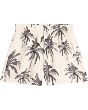 Anine Bing Kam Palm Shorts - Natural