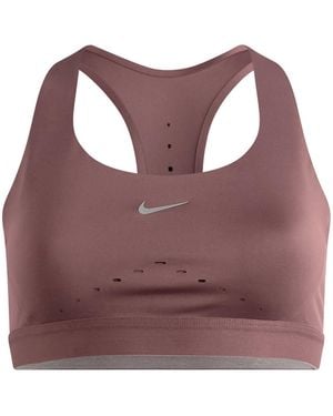 Nike Swift High Support Sports Bra - Brown