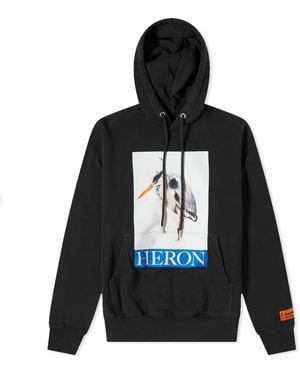 Heron Preston Heron Bird Painted Hoodie - Black