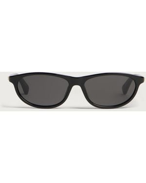 Bottega Veneta Bottega Veneta Bv1497S Slim Ribbon Sunglasses - Black