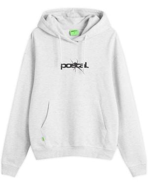 Postalco Spider Print Hoodie - White