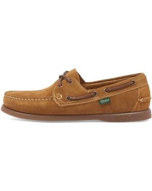 Paraboot Barth Velvet Boat Shoe - Brown