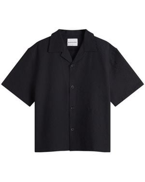 MKI Miyuki-Zoku Seersucker Vacation Shirt - Black