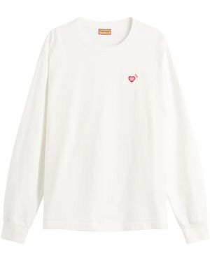 Human Made Dry Alls Duck Long Sleeve T-Shirt - White
