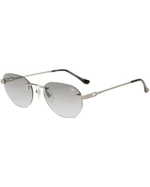 Vintage Frames Company Detroit Player Rimless Sunglasses - Metallic