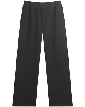Skims Cotton Fleece Classic Straight Leg Pant - Gray