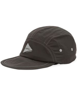 Gramicci X And Wander Brushed Nylon Sunshade Cap - Black