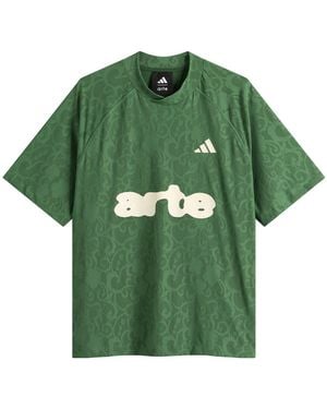 adidas X Arte Engineered Lace Jersey T-Shirt - Green