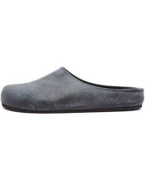 Represent Leather Mule - Grey