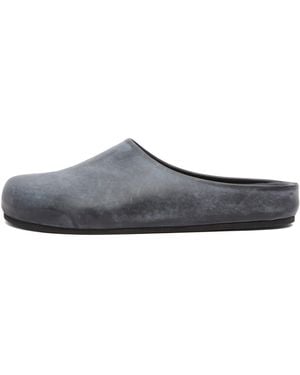 Represent Leather Mule - Gray