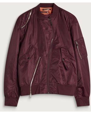 OTTOLINGER Forever Zip Bomber Jacket - Purple