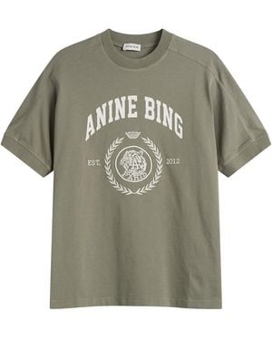 Anine Bing Jaylin T-Shirt - Grey
