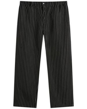 Willy Chavarria Toluca Pinstripe Pant - Grey