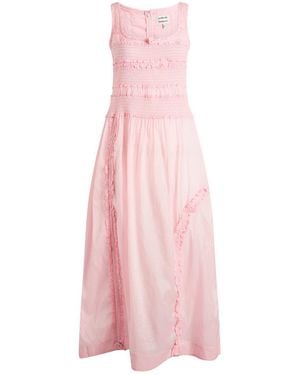 Damson Madder Cynthia Sheer Midi Dress Presented By End - Pink