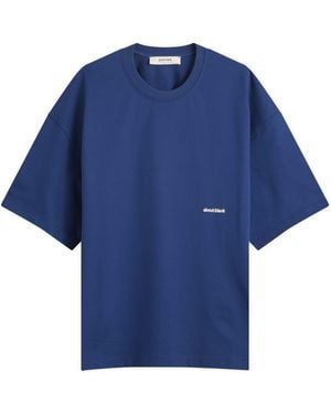 About Blank Box Logo T-Shirt - Blue