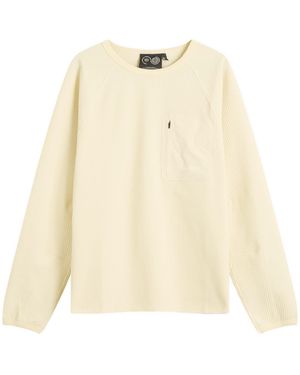 Purple Mountain Observatory Waffle Long Sleeve T-Shirt - Natural