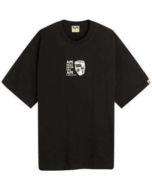 A Bathing Ape Frankenstein T-Shirt - Black