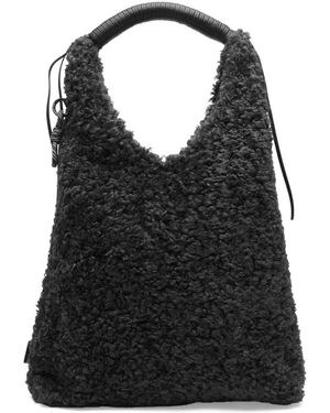 F/CE Wrapping Handle Tote Bag - Black