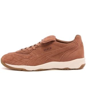 PUMA King Indoor Clean Trainer - Brown