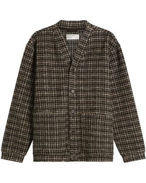 Universal Works Jacquard Knit Advance Cardigan - Brown