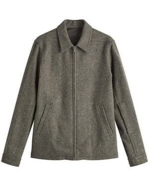 Rick Owens Brad Wool Jacket - Green