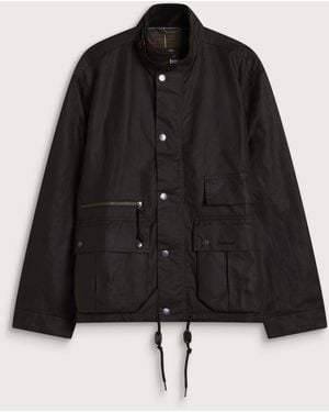 Barbour Heritage + Modified Ursula Wax Jacket - Black