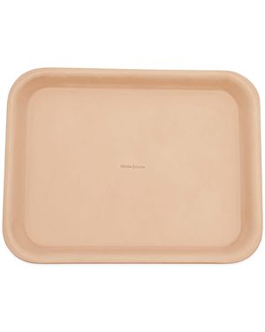 Hender Scheme Leather Tray - Natural