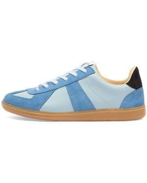 Novesta Gat Leather Trainers - Blue