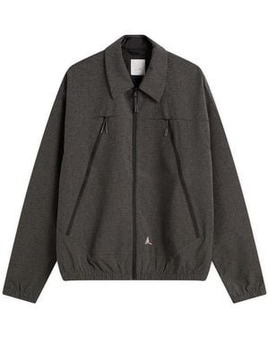 ROA Lamon Reinforced Technical Zip Up Shirt - Black