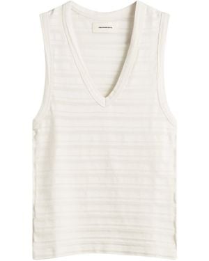 mfpen V-Neck Tank Top - White