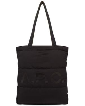 A.P.C. Lou Reversible Tote Bag - Black