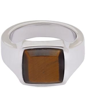 Serge Denimes Cushion Ring - Brown