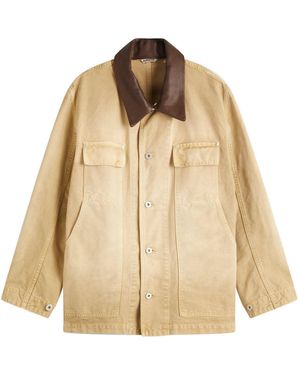 AURALEE Organic Cotton Duck Blouson - Natural