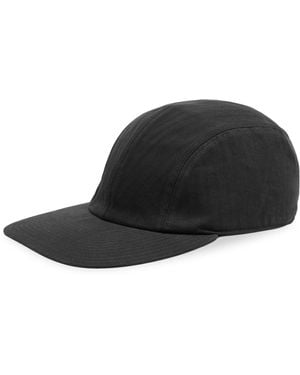 Uniform Bridge Herringbone Twill Ball Cap - Black