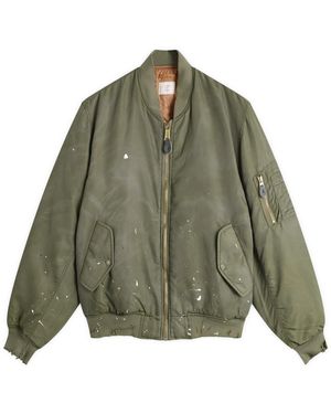 Mastercraft Union Kaiga Washed Nylon Bomber - Green
